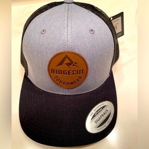 Ridgecut - Brand new w/tags, grey/black baseball style hat.